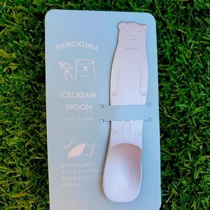 NWT Polar Bear Mini Ice Cream Spoon Silver Color from Japan